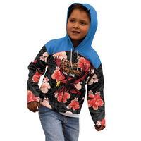 Custom Antigua and Barbuda Cricket Kid Hoodie 2025 Go Falcons Tropical Style - Wonder Print Shop