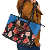 Antigua and Barbuda Cricket Leather Tote Bag 2025 Go Falcons Tropical Style - Wonder Print Shop