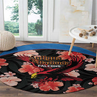 Antigua and Barbuda Cricket Round Carpet 2025 Go Falcons Tropical Style - Wonder Print Shop