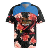 Custom Antigua and Barbuda Cricket Rugby Jersey 2025 Go Falcons Tropical Style - Wonder Print Shop