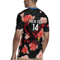 Custom Antigua and Barbuda Cricket Rugby Jersey 2025 Go Falcons Tropical Style - Wonder Print Shop
