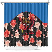 Antigua and Barbuda Cricket Shower Curtain 2025 Go Falcons Tropical Style - Wonder Print Shop