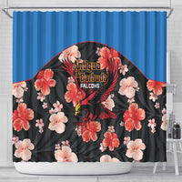 Antigua and Barbuda Cricket Shower Curtain 2025 Go Falcons Tropical Style - Wonder Print Shop