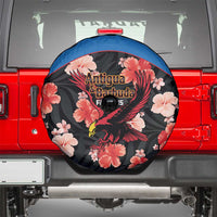 Antigua and Barbuda Cricket Spare Tire Cover 2025 Go Falcons Tropical Style - Wonder Print Shop
