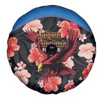 Antigua and Barbuda Cricket Spare Tire Cover 2025 Go Falcons Tropical Style - Wonder Print Shop
