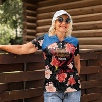 Custom Antigua and Barbuda Cricket Women Polo Shirt 2025 Go Falcons Tropical Style - Wonder Print Shop