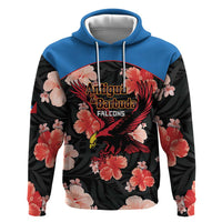 Custom Antigua and Barbuda Cricket Zip Hoodie 2025 Go Falcons Tropical Style - Wonder Print Shop