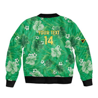 Custom Jamaica Cricket Bomber Jacket Fi Wi Tallawahs Tropical Style - Wonder Print Shop