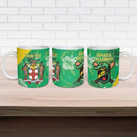 Custom Jamaica Cricket Ceramic Mug Fi Wi Tallawahs Tropical Style - Wonder Print Shop