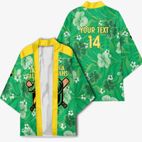 Custom Jamaica Cricket Kimono Fi Wi Tallawahs Tropical Style - Wonder Print Shop