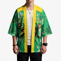 Custom Jamaica Cricket Kimono Fi Wi Tallawahs Tropical Style - Wonder Print Shop
