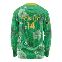 Custom Jamaica Cricket Long Sleeve Shirt Fi Wi Tallawahs Tropical Style - Wonder Print Shop