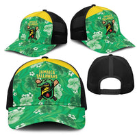 Jamaica Cricket Mesh Trucker Cap Fi Wi Tallawahs Tropical Style - Wonder Print Shop