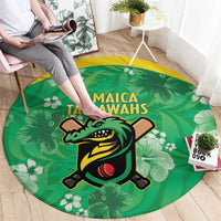 Jamaica Cricket Round Carpet Fi Wi Tallawahs Tropical Style - Wonder Print Shop