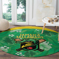 Jamaica Cricket Round Carpet Fi Wi Tallawahs Tropical Style - Wonder Print Shop