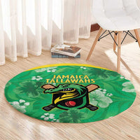Jamaica Cricket Round Carpet Fi Wi Tallawahs Tropical Style - Wonder Print Shop