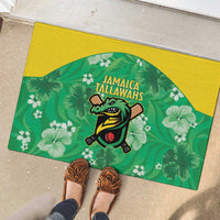 Jamaica Cricket Rubber Doormat Fi Wi Tallawahs Tropical Style - Wonder Print Shop