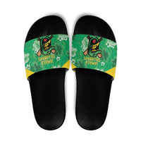 Jamaica Cricket Slide Sandals Fi Wi Tallawahs Tropical Style - Wonder Print Shop