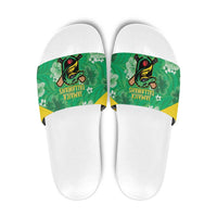 Jamaica Cricket Slide Sandals Fi Wi Tallawahs Tropical Style - Wonder Print Shop