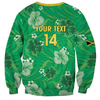 Custom Jamaica Cricket Sweatshirt Fi Wi Tallawahs Tropical Style - Wonder Print Shop