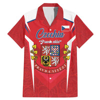 Czech Republic Restoration Day Family Matching Mermaid Dress and Hawaiian Shirt Czechia Pravda Vitezi - Wonder Print Shop