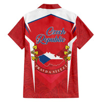 Czech Republic Restoration Day Family Matching Off Shoulder Maxi Dress and Hawaiian Shirt Czechia Pravda Vitezi - Wonder Print Shop