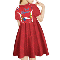 Czech Republic Restoration Day Kid Short Sleeve Dress Czechia Pravda Vitezi - Wonder Print Shop