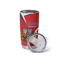 Czech Republic Restoration Day Tumbler Cup Czechia Pravda Vitezi - Wonder Print Shop