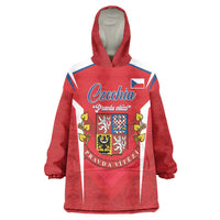 Czech Republic Restoration Day Wearable Blanket Hoodie Czechia Pravda Vitezi - Wonder Print Shop