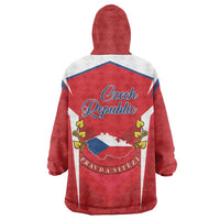 Czech Republic Restoration Day Wearable Blanket Hoodie Czechia Pravda Vitezi - Wonder Print Shop