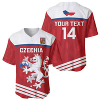 Custom Czech Republic Football Baseball Jersey Go Czechia - Sporty Style - Wonder Print Shop