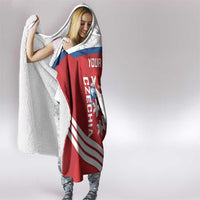 Custom Czech Republic Football Hooded Blanket Go Czechia - Sporty Style