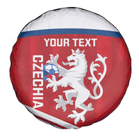 Custom Czech Republic Football Spare Tire Cover Go Czechia - Sporty Style - Wonder Print Shop