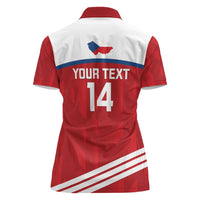 Custom Czech Republic Football Women Polo Shirt Go Czechia - Sporty Style - Wonder Print Shop