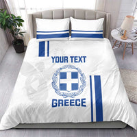 Custom Greece Football Bedding Set Go Ethniki - Sporty Style - Wonder Print Shop