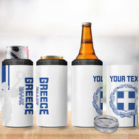 Personalised Greece Football 4 in 1 Can Cooler Tumbler Go Ethniki - Sporty Style - Wonder Print Shop