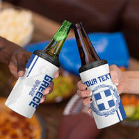 Personalised Greece Football 4 in 1 Can Cooler Tumbler Go Ethniki - Sporty Style - Wonder Print Shop
