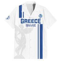 Custom Greece Football Family Matching Summer Maxi Dress and Hawaiian Shirt Go Ethniki - Sporty Style - Wonder Print Shop