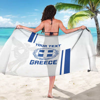 Custom Greece Football Sarong Go Ethniki - Sporty Style - Wonder Print Shop