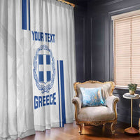 Custom Greece Football Window Curtain Go Ethniki - Sporty Style - Wonder Print Shop