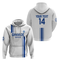 Custom Greece Football Zip Hoodie Go Ethniki - Sporty Style - Wonder Print Shop