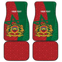 Personalised Morocco Car Mats Moroccan Green Star With Moorish Pattern - Wonder Print Shop