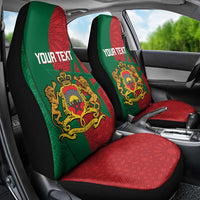 Personalised Morocco Car Seat Cover Moroccan Green Star With Moorish Pattern - Wonder Print Shop