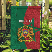 Personalised Morocco Garden Flag Moroccan Green Star With Moorish Pattern - Wonder Print Shop