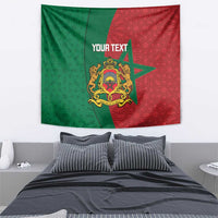 Personalised Morocco Tapestry Moroccan Green Star With Moorish Pattern - Wonder Print Shop