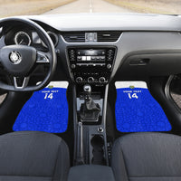 Custom Uzbekistan Football Car Mats 2024 Go Champions Uzbek Pattern - Wonder Print Shop