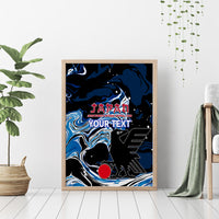 Custom Japan Football Canvas Wall Art 2024 Nadeshiko Go Champions - Wonder Print Shop