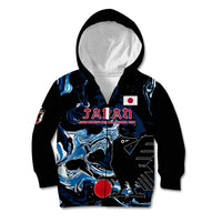 Custom Japan Football Kid Hoodie 2024 Nadeshiko Go Champions - Wonder Print Shop