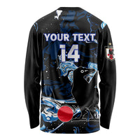 Custom Japan Football Long Sleeve Shirt 2024 Nadeshiko Go Champions - Wonder Print Shop