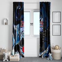 Custom Japan Football Window Curtain 2024 Nadeshiko Go Champions - Wonder Print Shop